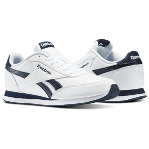 Reebok Royal Classic Jogger Turnschuhe Herren - Weiß/Navy - DE 247-HYJ